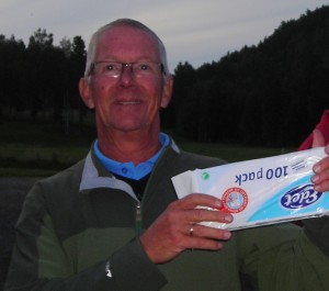 Jens Tofteberg knep tredje på 13 poeng.